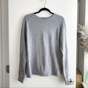 James Perse Thermal Raglan Crew Neck - Gray